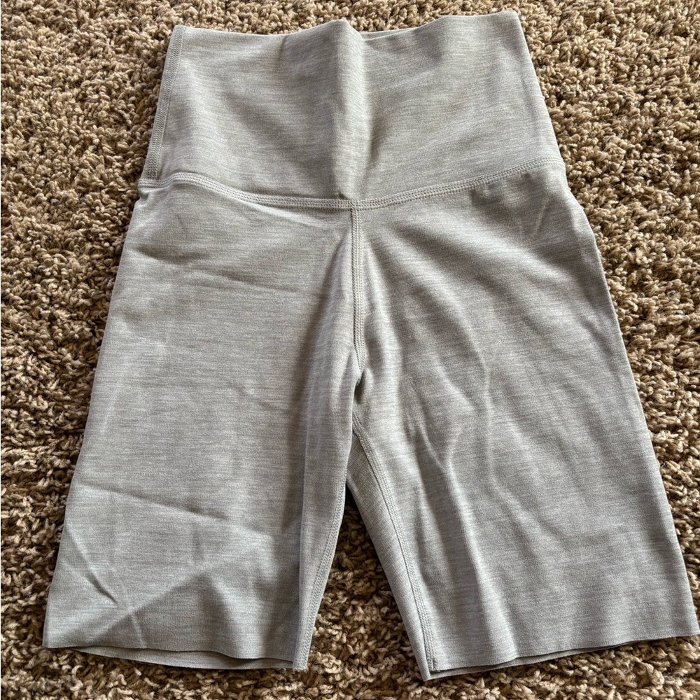 Nike Women's Light Gray Bike Shorts